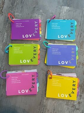 BUNDLE of SIX Lovevery Flip Books!  Bundle Months 18-33.